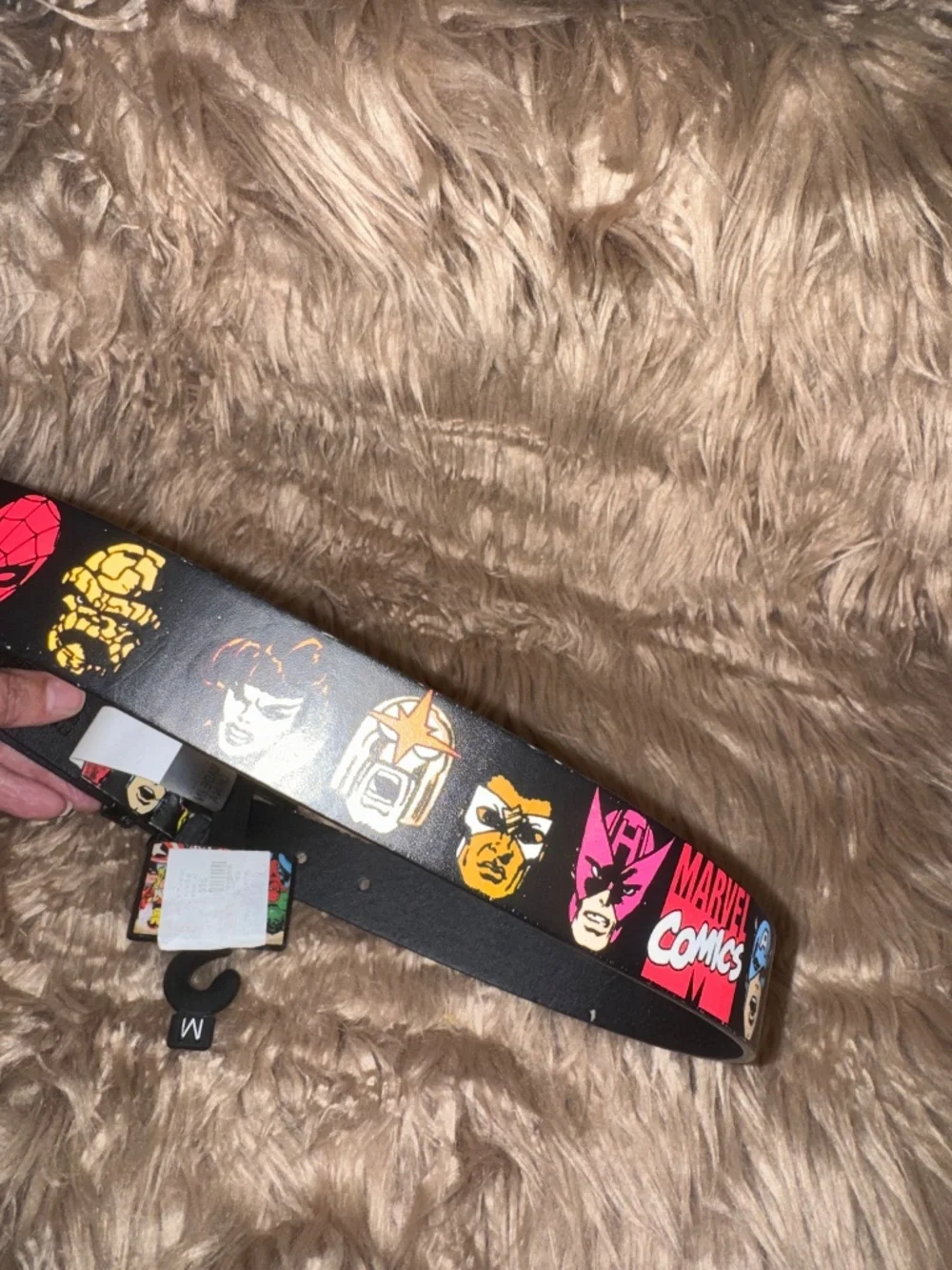 NEW VTG Marvel Superhero Kids Belt- 2013 - Spider-Man- Thor- Iron Man- And More